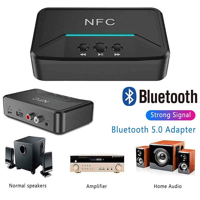 Receptor RECEP De Audio Con Bluetooth Inalámbrico 5.3 Disco U, NFC