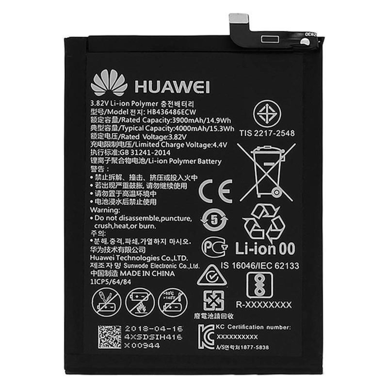 BATERIA ORIGINAL HUAWEI MATE 10 PRO _ MATE 10 _ Y9 PRIME 2019 _P20 PRO _MATE 20 _4.000 MAH (2)