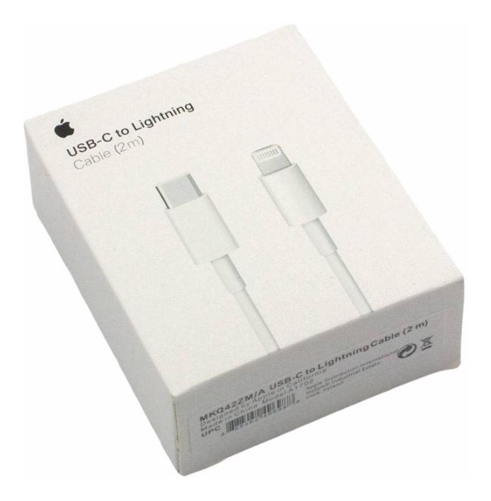 Cable iPhone lightning a Tipo C 11 -12-13-14-Pro Max Carga Rápida 2 Metros  Original sellados Apple