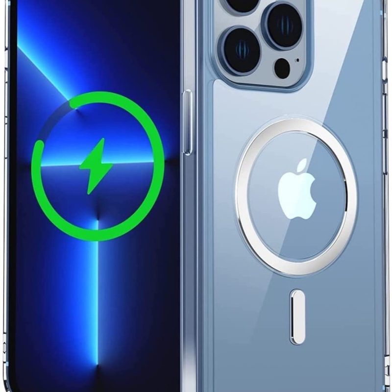 ESTUCHE MAGSAFE TRANSPARENTE PARA IPHONE 13 PRO MAX (9)