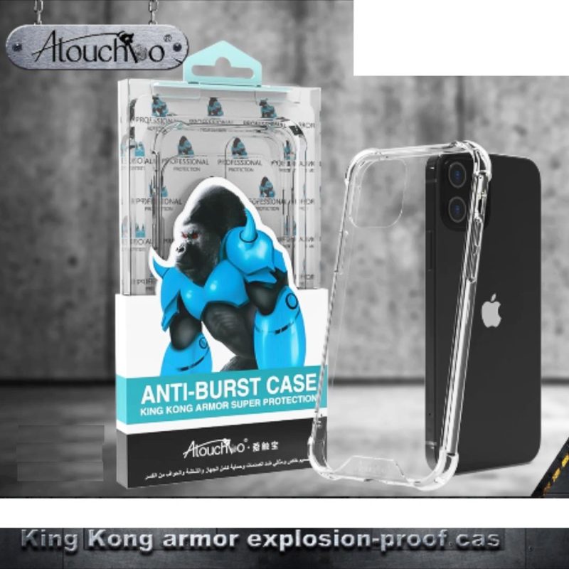 ESTUCHE PROTECTOR TRANSPARENTE KING KONG PARA IPHONE 12 MINI KING KONG (3)