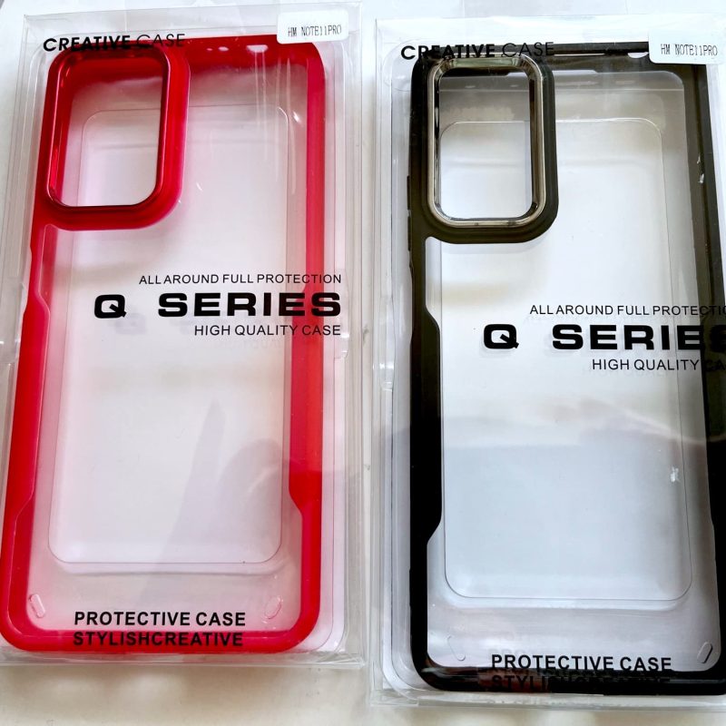 ESTUCHE Q SERIES PROTECTOR TRANSPARENTE XIAOMI NOTE 11PRO (1)