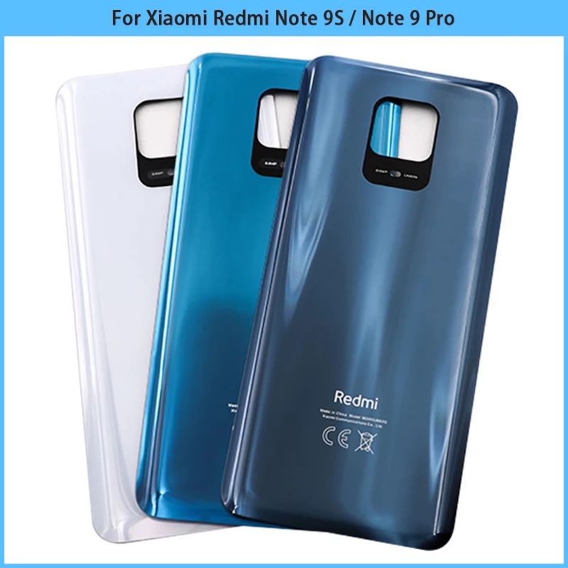 TAPA TRASERA XIAOMI NOTE 9S ORIGINAL VIDRIO COLORES (1)