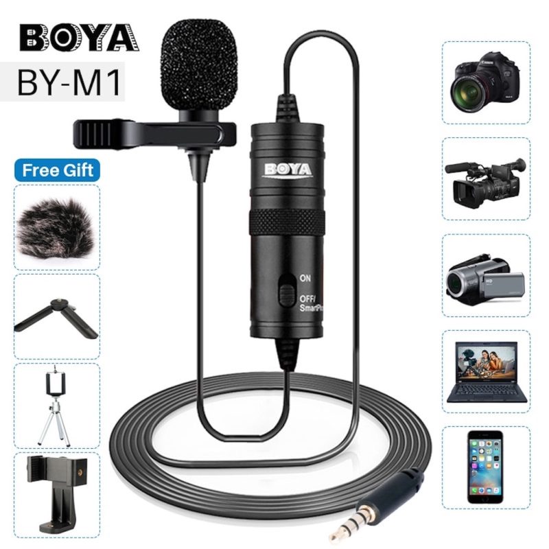 Copia de BOYA-micr-fono-BY-M1-para-tel-fono-inteligente-3-5mm-solapa-DSLR-grabaci-n-de